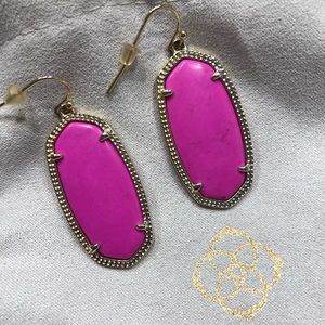 Pink Kendra Scott earrings